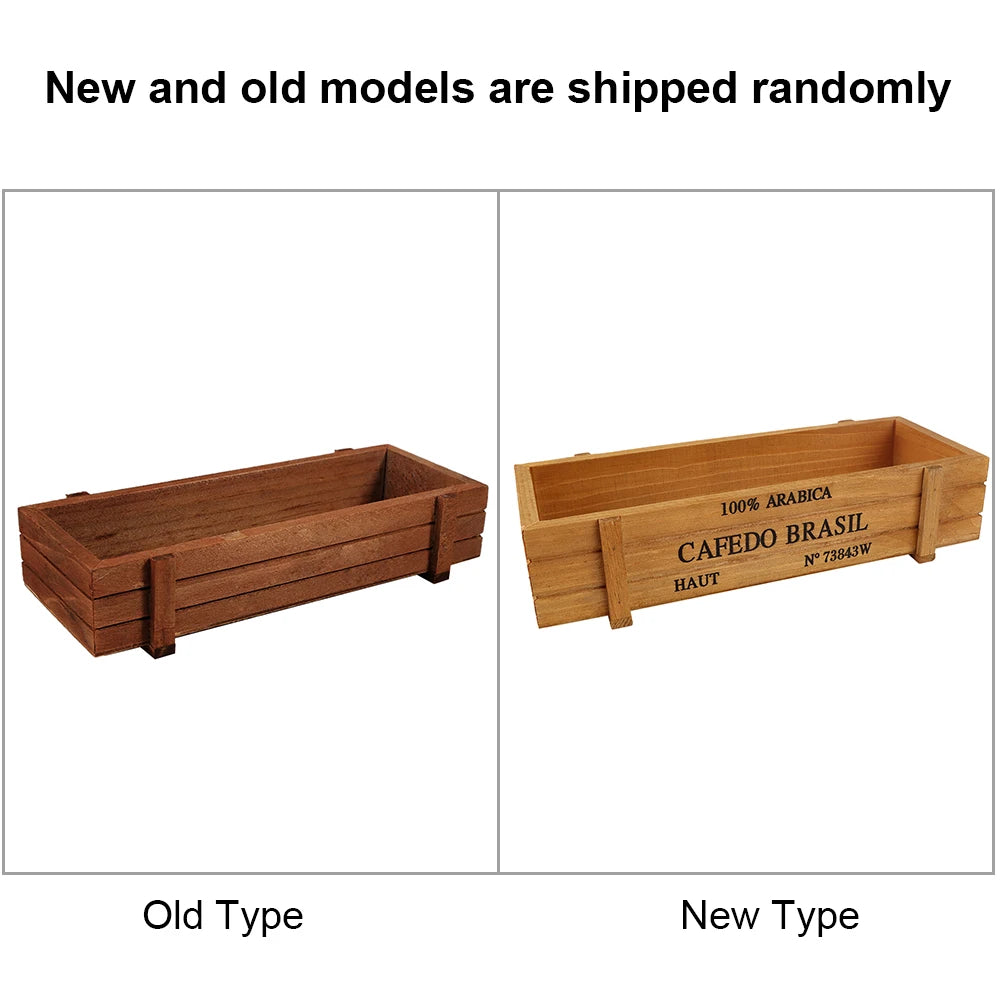 Indoor/Outdoor Wooden Herb Flower Succulent Planter Box