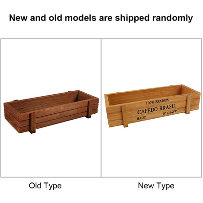 Indoor/Outdoor Wooden Herb Flower Succulent Planter Box